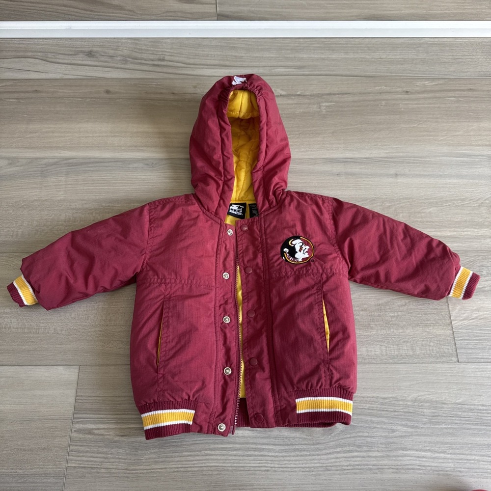 Vintage Starter Florida State FSU Seminoles Puffer‎ Jacket Baby 18 Mo. Hong Kong